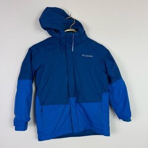 Columbia coat jacket Blue Boys S Blue Fullzip Interchangable Omni Tech